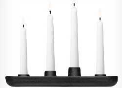 gjutjärn advenstsljusstake